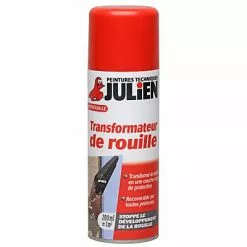 Castorama Aérosol Stop'Rouille Transformateur De Rouille Julien Satin Noir 200ml