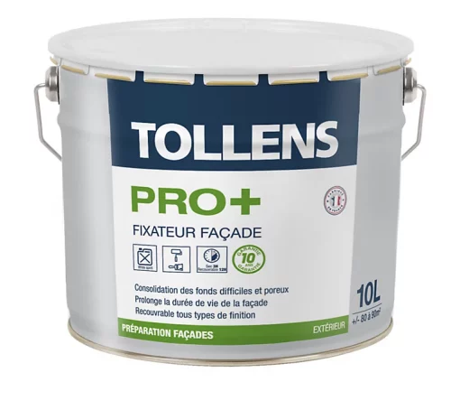 Castorama Fixateur Façade Tollens Pro+ Blanc 10L -Peinture extérieure Soldes Magasin fixateur facade tollens pro blanc 10l3463975248032 02c