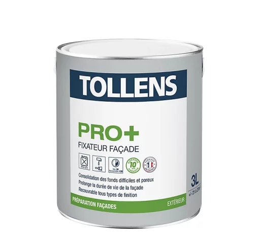 Peinture extérieure Soldes Magasin -Peinture extérieure Soldes Magasin fixateur facade tollens pro blanc 3l3463975248025 02c 510x476 1