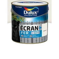 Castorama Peinture Ecran+ Fer Protection Antirouille Dulux Valentine Brillant Blanc 2L