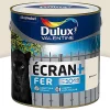 Castorama Peinture Ecran+ Fer Protection Antirouille Dulux Valentine Brillant Blanc Crème RAL 9001 2L