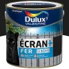 Castorama Peinture Ecran+ Fer Protection Antirouille Dulux Valentine Brillant Noir RAL 9005 2L