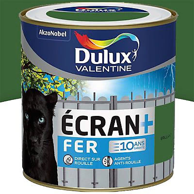 Castorama Peinture Ecran+ Fer Protection Antirouille Dulux Valentine Brillant Vert Véranda 0,5L 1 Castorama Peinture Ecran+ Fer Protection Antirouille Dulux Valentine Brillant Vert Véranda 0,5L