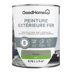 Castorama Peinture Extérieure Métal GoodHome Fermoy Vert Satin 0.75L