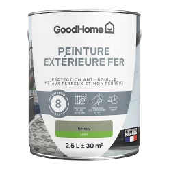 Castorama Peinture Extérieure Métal GoodHome Fermoy Vert Satin 2.5L