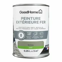 Castorama Peinture Extérieure Métal GoodHome Fermoy Vert Satin 250ml