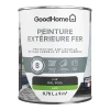 Castorama Peinture Extérieure Métal GoodHome Noir RAL 9005 Satin 0.75L