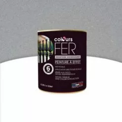 Castorama Peinture Fer Antirouille Colours Effet Forgé Argent 0,25L