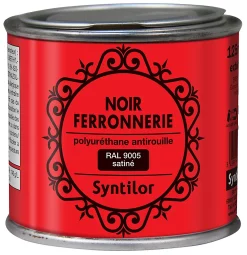 Castorama Peinture Fer Antirouille Noir Satiné Syntilor 125ml