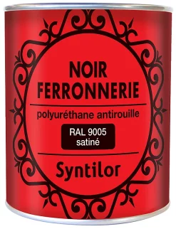 Castorama Peinture Fer Antirouille Noir Satiné Syntilor 750ml