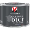 Castorama Peinture Fer Couleurs D'ici Gris Anthracite Velours V33 0,125L