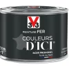Castorama Peinture Fer Couleurs D'ici Noir Profond Velours V33 0,125L