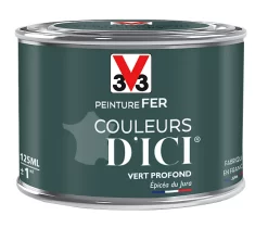 Castorama Peinture Fer Couleurs D'ici Vert Profond Velours V33 0,125L