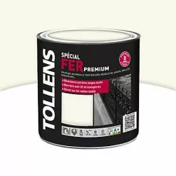 Castorama Peinture Fer Extérieur/intérieur Blanc Falaise Tollens 2L