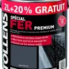Castorama Peinture Fer Extérieur/intérieur Gris Anthracite Brillant Tollens 2L +20% Gratuit
