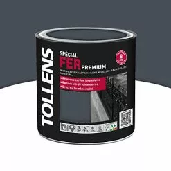 Castorama Peinture Fer Extérieur/intérieur Gris Anthracite Brillant Tolllens 2L