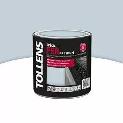 Castorama Peinture Fer Extérieur/intérieur Gris Argent Tollens 0,5L