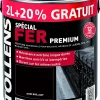 Castorama Peinture Fer Extérieur/intérieur Noir Brillant Tollens 2L +20% Gratuit