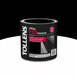Castorama Peinture Fer Extérieur/intérieur Noir Mat Tollens 0,5L