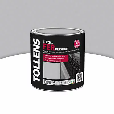 Castorama Peinture Fer Extérieur/intérieur Platine Brillant Tollens 0,5L 1 Castorama Peinture Fer Extérieur/intérieur Platine Brillant Tollens 0,5L