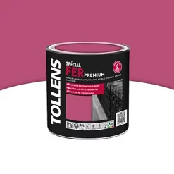 Castorama Peinture Fer Extérieur/intérieur Rose Framboise Brillant Tollens 0,5L
