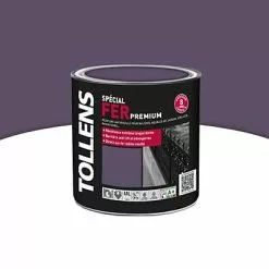 Castorama Peinture Fer Tollens Premium Mûre Sauvage Brillant 0,5L