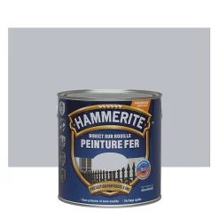Castorama Peinture Métal Direct Sur Rouille Hammerite Brillant Laqué Argent 2,5L