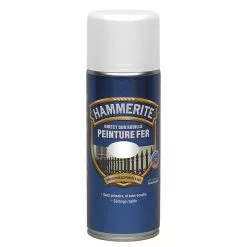 Castorama Peinture Métal Direct Sur Rouille Hammerite Brillant Laqué Blanc 400ml