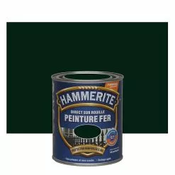 Castorama Peinture Métal Direct Sur Rouille Hammerite Brillant Laqué Vert Forêt 0,75L