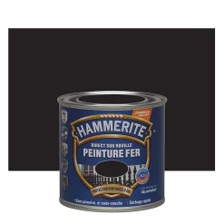 Castorama Peinture Métal Direct Sur Rouille Hammerite Martelé Noir 250ml