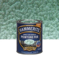 Castorama Peinture Métal Direct Sur Rouille Hammerite Martelé Vert Jade 0,75L