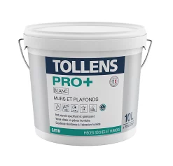 Castorama Peinture Murs Et Plafonds Tollens Pro+ Satin 10L