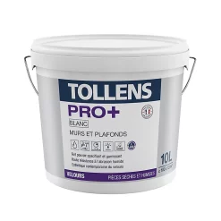 Castorama Peinture Murs Et Plafonds Tollens Pro+ Velours 10L