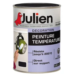 Castorama Peinture Tuyauterie Et Chauffage Métaux Ferreux, Cuivre, Alu Julien Brillant Blanc 250ml