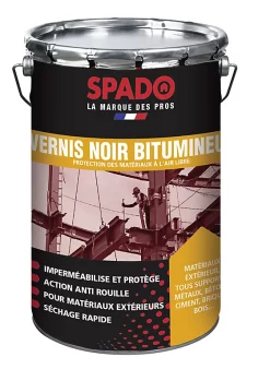 Castorama Vernis Bitumineux Noir Travaux Extérieurs Spado 4L